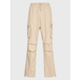 Karl Kani Rubber Signature Cargo Pants Sand - καφέ - Παντελόνι