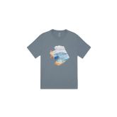 Converse Star Chevron Ocean T-Shirt - Μπλε - Κοντομάνικο μπλουζάκι