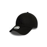 New Era Yankees Essential Womens All Black 9FORTY Cap - Μαύρος - Καπάκι