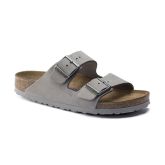 Birkenstock Arizona SFB Nubuck Leather Narrow Fit - Γκρί - Σανδάλια Birkenstock Arizona SFB Nubuck Leather Narrow Fit - Γκρί - Σανδάλια