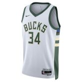 Nike Dri-FIT NBA Milwaukee Bucks Association Edition 2022/23 Swingman Jersey - άσπρο - Φανέλα