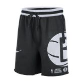Nike NBA Brooklyn Nets Courtside Fleece Shorts - Μαύρος - Σορτς