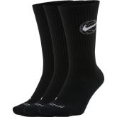 Nike Everyday Crew Socks - Μαύρος - Κάλτσες