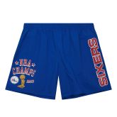 Mitchell & Ness NBA Philadelphia 76ers Team Heritage Woven Shorts - Μπλε - Σορτς