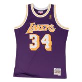 Mitchell & Ness NBA Shaquille O'Neal LA Lakers Swingman Road Jersey - Μωβ - Φανέλα