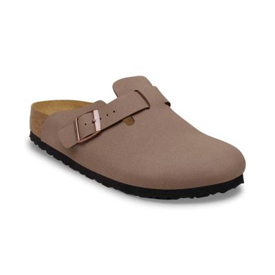 Birkenstock Boston TEX Birko-Flor Regular Fit Mocca - καφέ - Σανδάλια Birkenstock Boston TEX Birko-Flor Regular Fit Mocca - καφέ - Σανδάλια