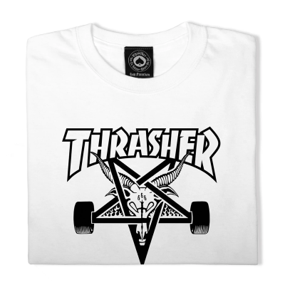 Thrasher Skate Mag Skategoat Short Sleeve Tee White - άσπρο - Κοντομάνικο μπλουζάκι