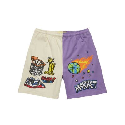 Market Memorabilia Shorts White/Purple - Πολύχρωμο - Σορτς
