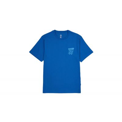 Converse Social Diner Tee - Μπλε - Κοντομάνικο μπλουζάκι