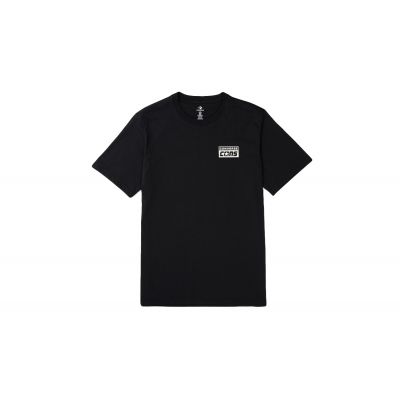 Converse Cons Short Sleeve Tee - Μαύρος - Κοντομάνικο μπλουζάκι