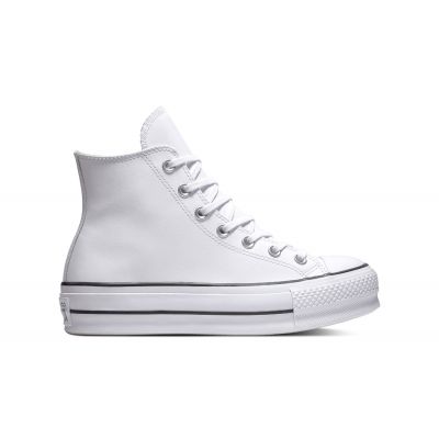 Converse Chuck Taylor All Star Platform Leather High-Top - άσπρο - Παπούτσια