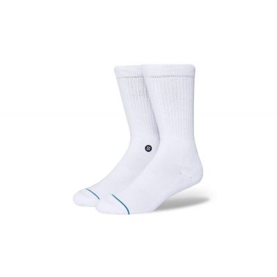 Stance Icon White Black - άσπρο - Κάλτσες