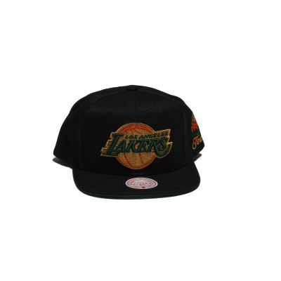 Mitchell & Ness BHM Logo Color Los Angeles Lakers Snapback - Μαύρος - Καπάκι