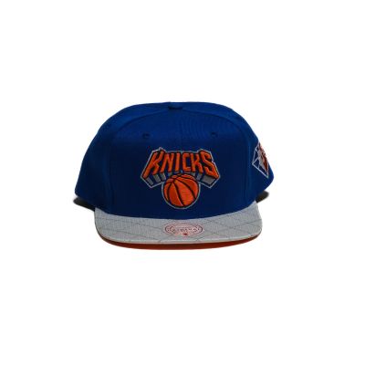 Mitchell & Ness NBA New York Knicks 75th Platinum Snapback - Μπλε - Καπάκι