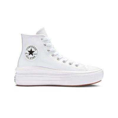 Converse Chuck Taylor All Star Move Platform Leather - άσπρο - Παπούτσια