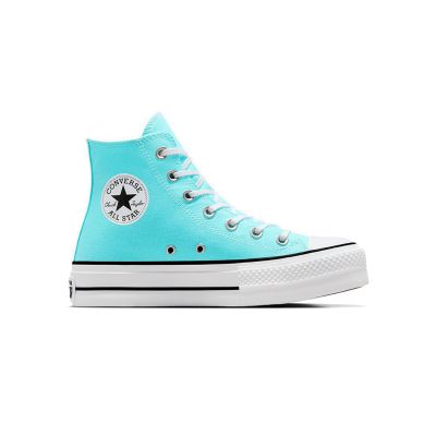 Converse Chuck Taylor All Star Lift Seasonal Colour High Top Triple Cyan - Μπλε - Παπούτσια