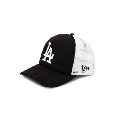 New Era LA Dodgers Clean Blue A-Frame Trucker Cap - Μαύρος - Καπάκι New Era LA Dodgers Clean Blue A-Frame Trucker Cap - Μαύρος - Καπάκι