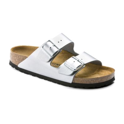 Birkenstock Arizona BF Silver Regular Fit - άσπρο - Σανδάλια Birkenstock Arizona BF Silver Regular Fit - άσπρο - Σανδάλια