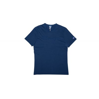 Champion Crewneck T-Shirt - Μπλε - Κοντομάνικο μπλουζάκι