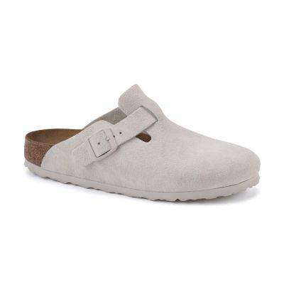 Birkenstock Boston Suede Leather Regular Fit Grey 1024731 - Γκρί - Σανδάλια Birkenstock Boston Suede Leather Regular Fit Grey 1024731 - Γκρί - Σανδάλια
