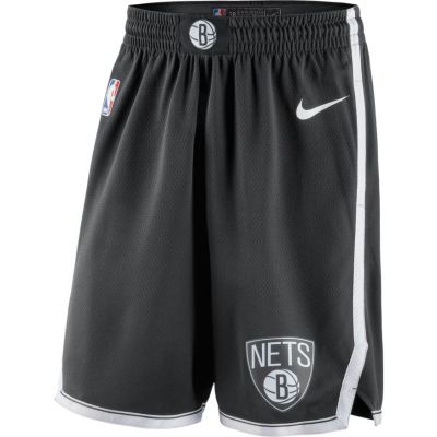 Nike Brooklyn Nets Icon Edition NBA Swingman Shorts - Μαύρος - Σορτς