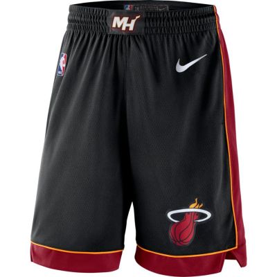 Nike Miami Heat Icon Edition NBA Swingman Shorts - Μαύρος - Σορτς
