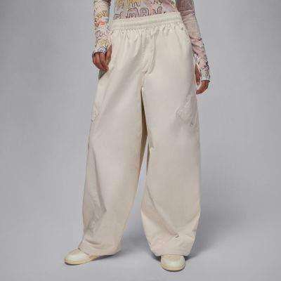 Jordan Flight Chicago Wmns Parachute Pants Light Orewood Brown - άσπρο - Παντελόνι