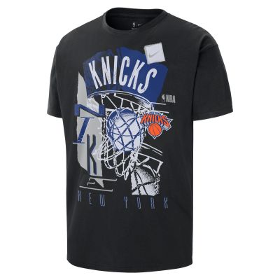 Nike NBA New York Knicks Courtside Vintage Tee - Μαύρος - Κοντομάνικο μπλουζάκι Nike NBA New York Knicks Courtside Vintage Tee - Μαύρος - Κοντομάνικο μπλουζάκι