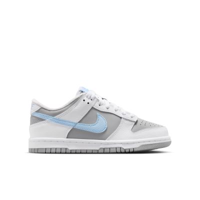 Nike Dunk Low "Light Smoke Grey Celestine Blue" (GS) - άσπρο - Παπούτσια