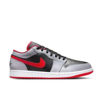 Air Jordan 1 Low "Cement Red" - Μαύρος - Παπούτσια