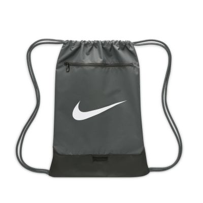 Nike Brasilia 9.5 Drawstring Training Gymsack Iron Grey (18L) - Γκρί - Τσάντα
