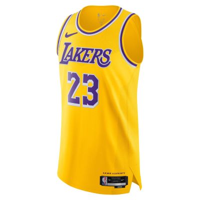Nike Dri-FIT ADV NBA Los Angeles Lakers Icon Edition 2022/23 Authentic Jersey - Κίτρινος - Φανέλα