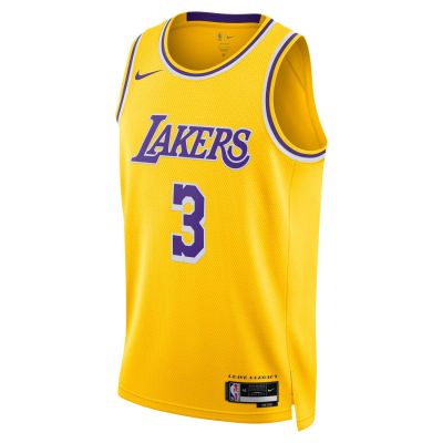 Nike Dri-FIT Los Angeles Lakers Atnhony David Icon Edition 2022/23 Swingman Jersey Amarillo - Κίτρινος - Φανέλα