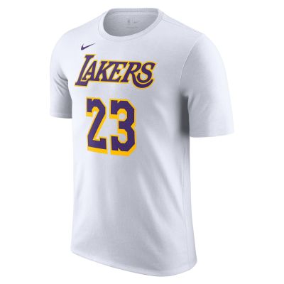 Nike NBA Los Angeles Lakers LeBron James Tee White - άσπρο - Κοντομάνικο μπλουζάκι