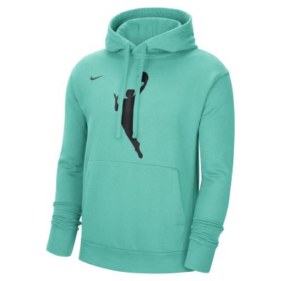 Nike WNBA Fleece Pullover Hoodie Mint - Πράσινος - ΦΟΥΤΕΡ με ΚΟΥΚΟΥΛΑ