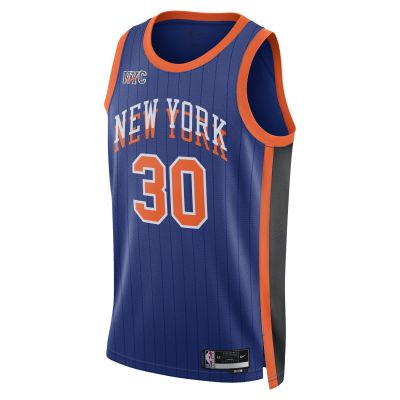 Nike NBA Dri-FIT New York Knicks Julius Randle 2023 Swingman Jersey Rush Blue - Μπλε - Φανέλα