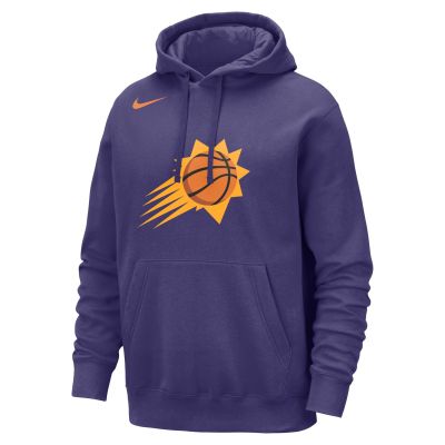 Nike NBA Phoenix Suns Club Pullover Hoodie New Orchid - Μωβ - ΦΟΥΤΕΡ με ΚΟΥΚΟΥΛΑ