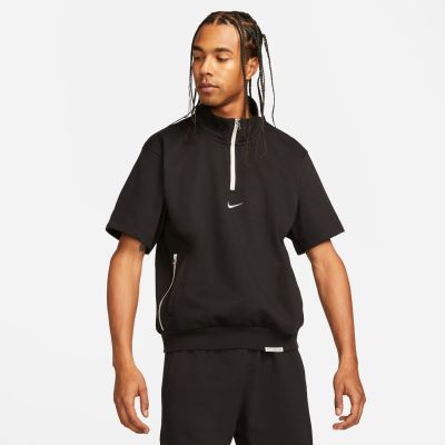 Nike Dri-FIT Standard Issue 1/4 Basketball Top Black - Μαύρος - Κοντομάνικο μπλουζάκι