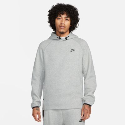 Nike Sportswear Tech Fleece Pullover Hoodie Heather Grey - Γκρί - ΦΟΥΤΕΡ με ΚΟΥΚΟΥΛΑ