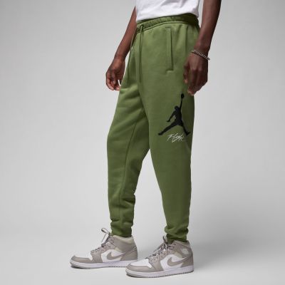 Jordan Essentials Fleece Baseline Pants Sky J Olive - Πράσινος - Παντελόνι