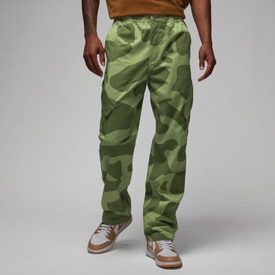 Jordan Essentials AOP Chicago Pants Sky J Olive - Πράσινος - Παντελόνι