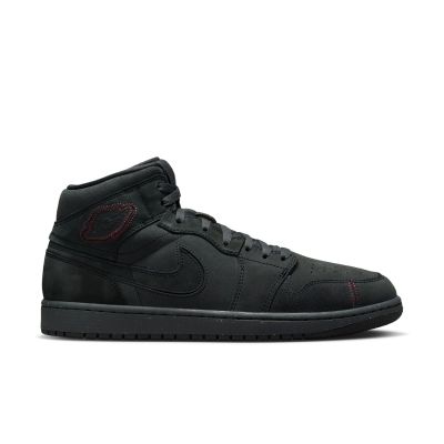 Air Jordan 1 Mid SE Craft "Dark Smoke Grey" - Μαύρος - Παπούτσια