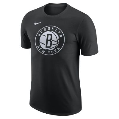 Nike NBA Brooklyn Nets Essential Logo Tee Black - Μαύρος - Κοντομάνικο μπλουζάκι