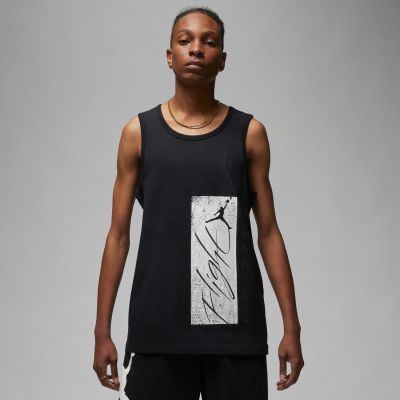 Jordan Essentials Graphic Tank Top Black - Μαύρος - Κοντομάνικο μπλουζάκι