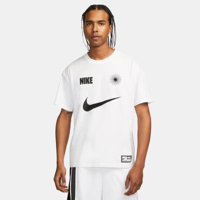 Nike Max90 Naos Basketball Tee White - άσπρο - Κοντομάνικο μπλουζάκι