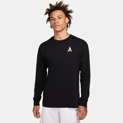 Nike Ja Max90 Long-Sleeve Basketball Tee Black - Μαύρος - Κοντομάνικο μπλουζάκι