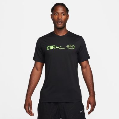 Nike Dri-FIT Verbiage Tee Black - Μαύρος - Κοντομάνικο μπλουζάκι