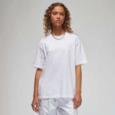 Jordan Essentials Wmns Tee White - άσπρο - Κοντομάνικο μπλουζάκι