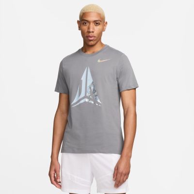 Nike Dri-FIT Ja Basketball Tee Smoke Grey - Γκρί - Κοντομάνικο μπλουζάκι