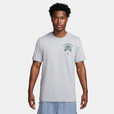 Nike Giannis M90 Basketball Tee Wolf Grey - Γκρί - Κοντομάνικο μπλουζάκι